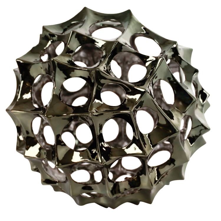 Metalic Ball Ped 0074 おしゃれ インテリア インテリア雑貨 リビング 上品 上質 小物 横浜ディスプレイミュージアム 玄関 置物 雑貨 飾り 高級 ビッグ割引 横浜ディスプレイミュージアム