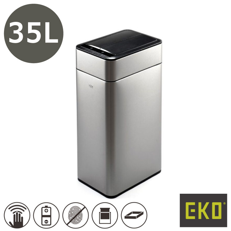 【新品未使用】EKO ステンレス製ごみ箱 EK9568 50L MERIDIAN SENSOR BIN | EKO JAPAN