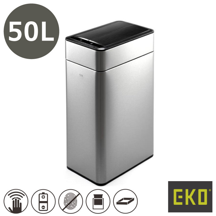楽天市場】EKO(イーケーオー) メリディアン センサービン50L｜ゴミ箱