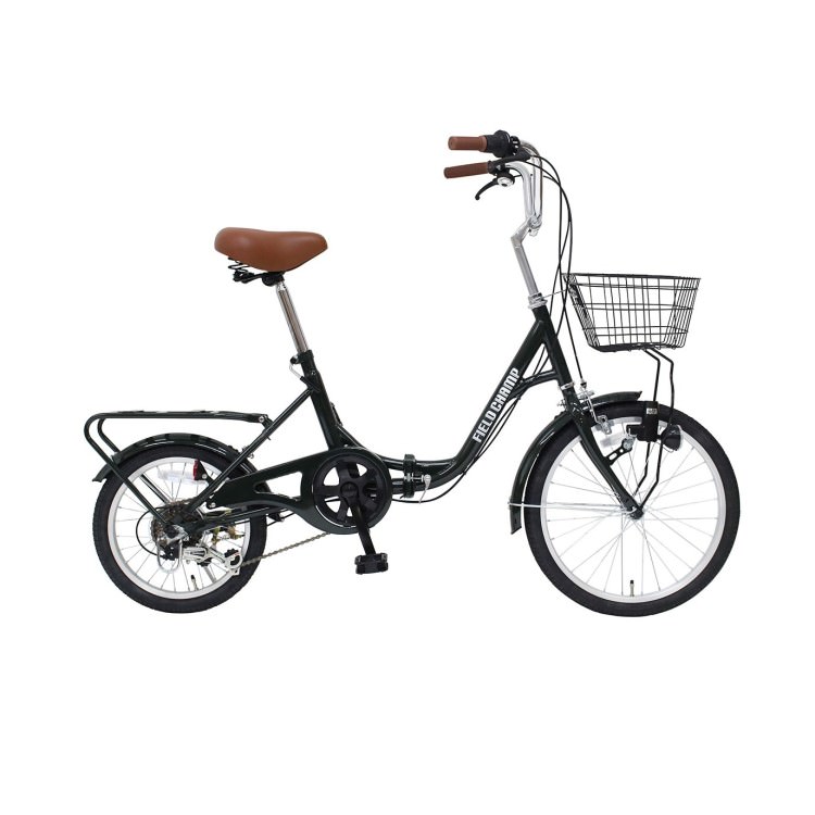 [折畳み自転車] FIELD CHAMP フィールドチャンプ｜20×16インチ6段折畳み自転車GR モスグリーン MG-FCP2016GR 送料無料 北海道・沖縄と離島別途送料 18,261円