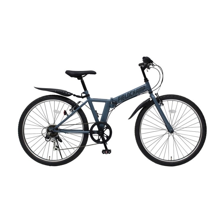 楽天市場】FIELD CHAMP 6段折畳みマウンテンバイク 26インチ マット