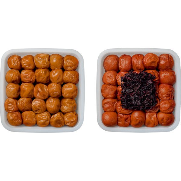 紀州南高梅 はちみつ入り梅干・しそ風味梅干セット(各600g)｜梅干 セット 詰め合わせ 食品 ご自宅用 プレゼント 贈り物 ギフト 贈答用 高級贈答品 カタログギフト 送料無料