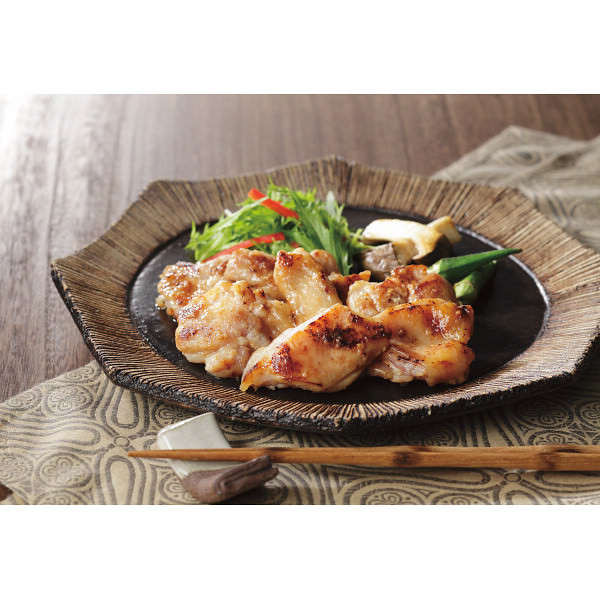 京料理 六盛 鶏モモ肉の塩麹漬18枚｜鶏肉 セット 詰め合わせ 食品 ご自宅用 プレゼント 贈り物 ギフト 贈答用 高級贈答品 カタログギフト 送料無料｜ビザインショップ