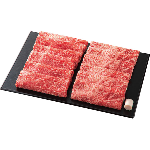 九州産黒毛和牛 肩すき焼き用 600g｜和牛 国産牛 牛肉 セット 詰め合わせ 食品 ご自宅用 プレゼント 贈り物 ギフト 贈答用 高級贈答品 カタログギフト 送料無料｜ビザインショップ