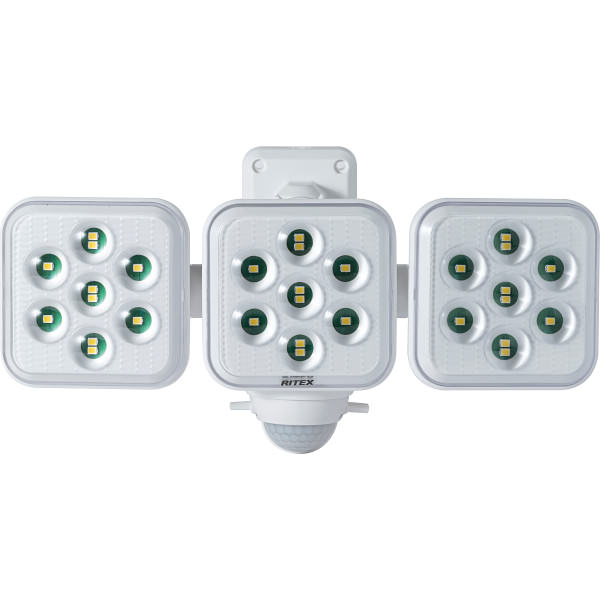 5W×3灯 フリーアーム式 LED乾電池センサーライト ホワイト｜照明 ライト 家電 防犯 のし対応 ラッピング対応 個包装 選べる 包装紙 おまとめ注文 ご自宅用 プレゼント 贈り物 ギフト 贈答用 カタログギフト 送料無料