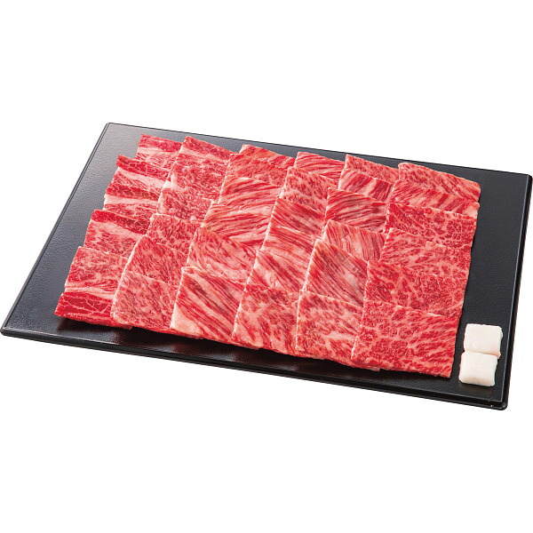 銀座吉澤 黒毛和牛 肩ロース 焼肉用 430g｜和牛 国産牛 牛肉 セット 詰め合わせ 食品 ご自宅用 プレゼント 贈り物 ギフト 贈答用 高級贈答品 カタログギフト 送料無料｜ビザインショップ
