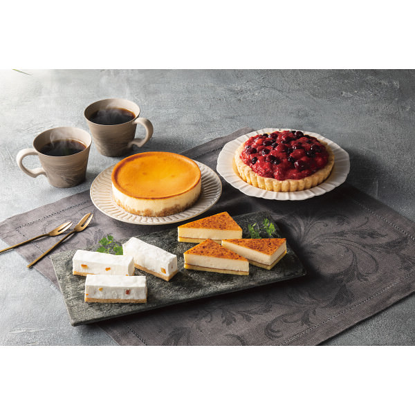 乳蔵 4つのケーキセット｜スイーツ デザート セット 詰め合わせ 食品 ご自宅用 プレゼント 贈り物 ギフト 贈答用 高級贈答品 カタログギフト 送料無料