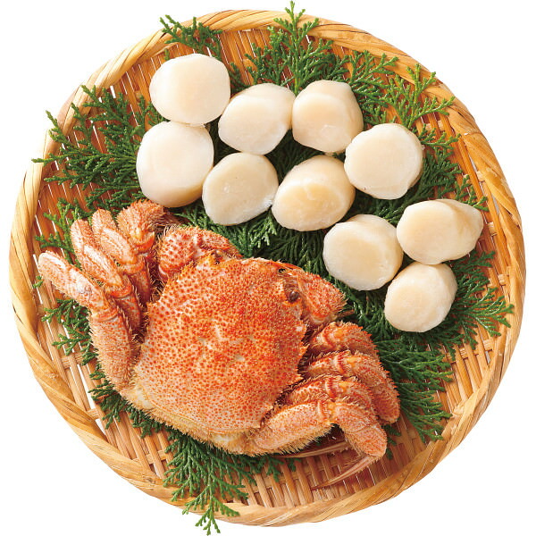 北海道産毛蟹とほたてセット 計600g｜蟹 カニ セット 詰め合わせ 魚介 食品 ご自宅用 プレゼント 贈り物 ギフト 贈答用 高級贈答品 カタログギフト 送料無料