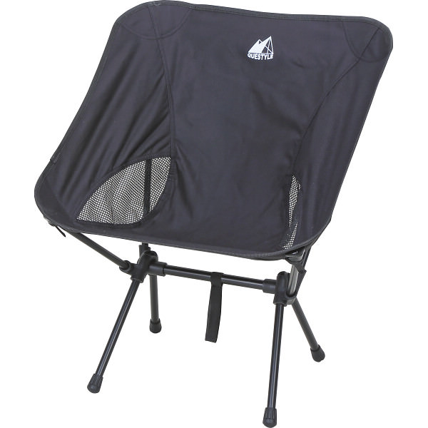 楽天市場】ギフト クエスタイル アウトドアチェア ブラック