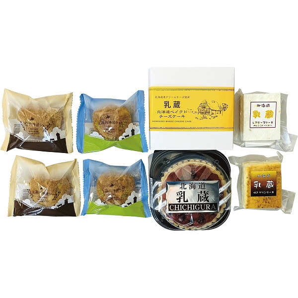 「乳蔵」 北海道スイーツ6種セット｜スイーツ セット 詰め合わせ 食品 ご自宅用 プレゼント 贈り物 ギフト 贈答用 高級贈答品 カタログギフト 送料無料