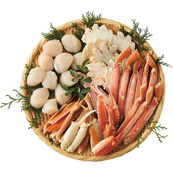 ずわいがにとほたてセット(計800g)｜魚介 セット 詰め合わせ 食品 ご自宅用 プレゼント 贈り物 ギフト 贈答用 高級贈答品 カタログギフト 送料無料｜ビザインショップ