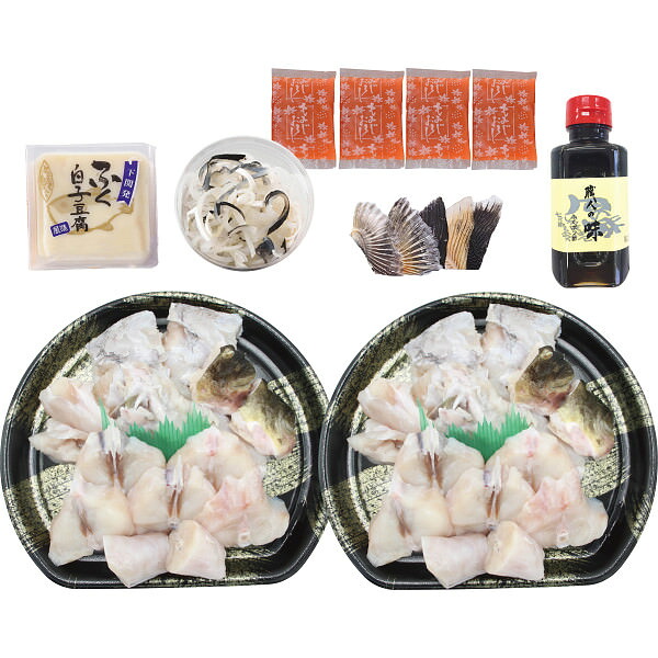 とらふくちり鍋セット｜ふぐ フグ 魚介 セット 詰め合わせ 食品 ご自宅用 プレゼント 贈り物 ギフト 贈答用 高級贈答品 カタログギフト 送料無料