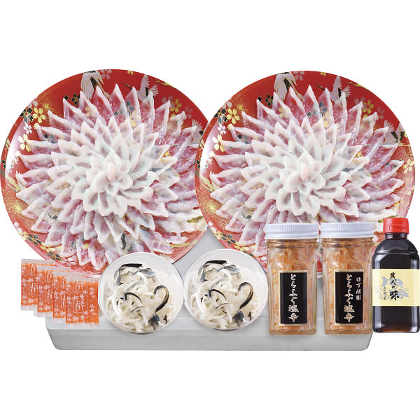 とらふく刺身・とらふく塩辛セット｜ふぐ フグ 魚介 セット 詰め合わせ 食品 ご自宅用 プレゼント 贈り物 ギフト 贈答用 高級贈答品 カタログギフト 送料無料
