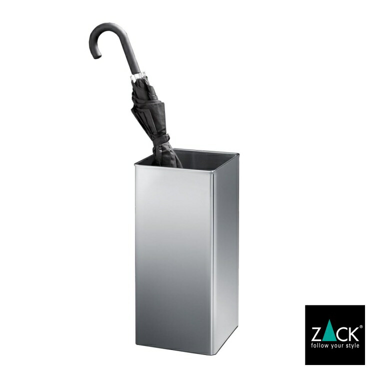 アンブレラスタンド 傘立て Zack Angolo 傘立 アンブレラ ホルダー スタンド 傘置き 収納 シンプル スクエア 四角 玄関 ステンレス おしゃれ 雑貨 かっこいい 上質 高級 ホテルライク 男前インテリア インダストリアル ドイツ デザイナーズ 在庫有り