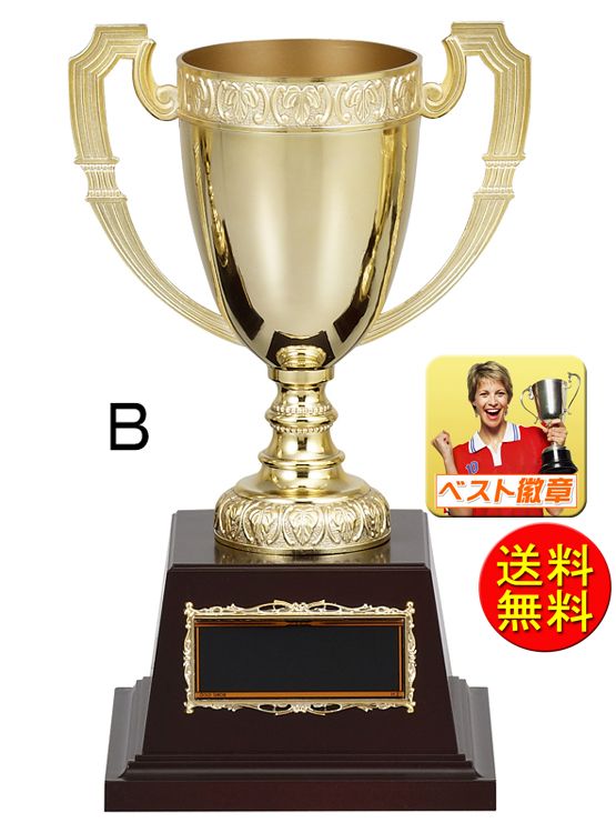 優勝カップ　送料無料　●高さ220ｍｍ　レーザー文字彫刻無料　ゴールドカップ K-AG9715-B　優勝カップ　盾　トロフィー　トロフィー ゴルフ　優勝カップゴルフ　優勝トロフィー　トロフィー ボウリング　カップ　メダル