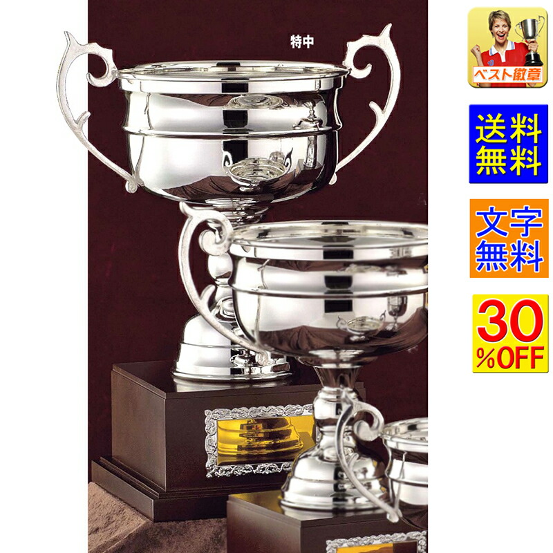 優勝カップ　高さ420ｍｍ　30％OFF　送料無料　文字無料　シルバー　銀色　優勝カップ　盾　トロフィー　優勝カップ　優勝トロフィー　野球　サッカー　相撲　柔道　剣道　ボウリング　優勝カップ　音楽　バスケットボール　ゴルフ　バドミントン　バレーボール　NS305-特中