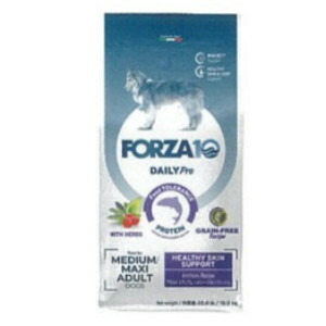 小僧愛玩動物FORZA10 DAYLY Plo アダルトミディアムヘルシースキンフィッシュ 中粒 10kg (犬用治療法食)【フォルツァディエチ、SanyPet、SANYPET、デイリーフォルツァ、デイリー労働者階級、食料雑貨類アレルギー反応、ドックボンネット】