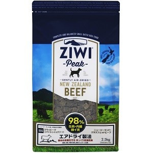 Daily-DogZiwiPeak エアドライ・ドッグフードグラスフェッド・ビーフ 2.5kg 【デイリードッグ、ジウィピーク、組み入れる栄養物食】