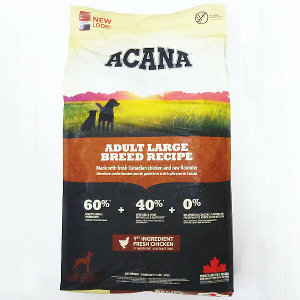 アカナアダルトラージブリード 11.4Kg 大型犬成犬用【ACANA、アダルトラージブリード 、アカナドライフード】|BCP店