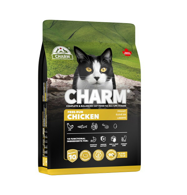 CHARMチャーム　フリーランチキン キャットフード(ドライフード)[340g／1.5kg／4.5kg]【キャットフード、猫用フード、ドライペットフード、ｃｈａｒｍ】｜BCP店