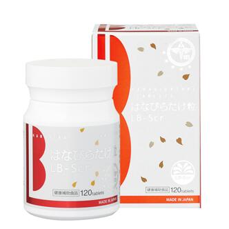 はなびらたけ粒LB-Scr （120粒）スーパーフード β-グルカン サイレント 型 エストロゲン 様活性 国産 きのこ サプリ ハナビラタケ