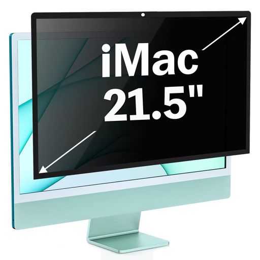iMac21.5インチ向け粘着着脱式覗き見防止フィルタープライバシーフィルターブルーライトカット反射防止両面使用可能パソコンPCモニター液晶保護フィルム保護シート