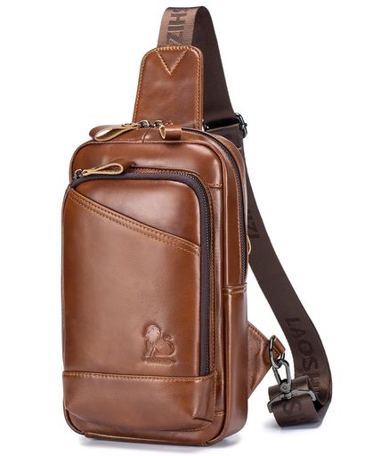 [DOOMUS] ボディバッグ ショルダーバッグ 斜めがけバッグ 本革 防水 DOOMUS] ボディバッグ ショルダーバッグ 斜めがけバッグ 本革 防水