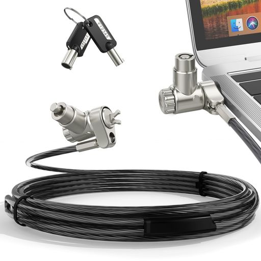 AboveTEK3-in-1セキュリティワイヤーロック|180センチ|