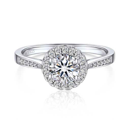 楽天市場】[MomentWish]婚約指輪レディース1カラットモアサナイト