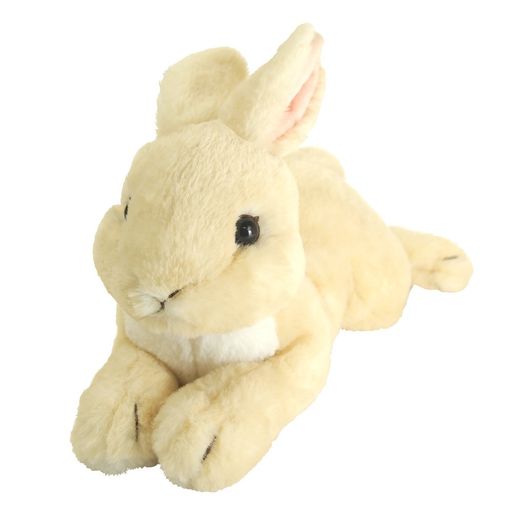 サンレモン ひざ うさぎ ベージュ S 24.1×12.8×34.2CM ぬいぐるみ アニマル P-3792