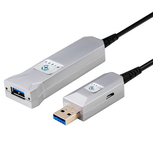FIBBR超ロングUSB3.0取りひろげる有線テレビ手合いA雄-刃針、10M高速道路5Gbps資料移らすエクステンダーコード、プレイステーション、印刷人、見せびらかす、捉え所のない運転、webカメラ用USB3.0光…