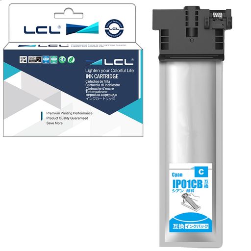 LCLエプソン用IP01IP01BIP01CBIP01CA増量(1パックシアン)顔料互換インクカートリッジ対応機種:PX-S884PX-M884FPX-S885PX-M885FPX-S884C0PX-M884FC0