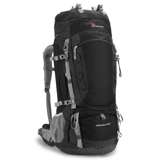 [MOUNTAINTOP][マウンテントップ]バックパック80L登山リュック防水大容量軽量ザックテント泊用ハイキングリュックサック大型キャンプ防災旅行レインカバー付き