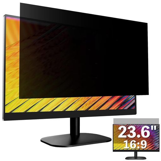 GFCFILM23.6インチ(16:9)覗き見防止フィルタープライバシーフィルターブルーライトカット反射防止PCパソコンモニターのぞき見防止画面保護フィルム保護シート着脱簡単両面使用