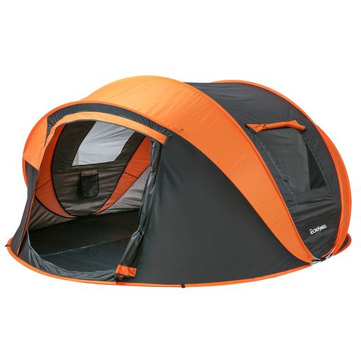 楽天市場】EchoSmileポップアップテント4人用ワンタッチ1秒簡単組立