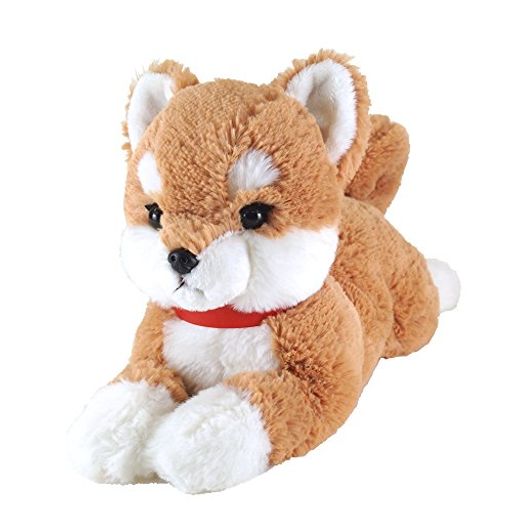 サンレモン ひざ わんこ 柴犬 ベージュ S 24×9×30CM ぬいぐるみ アニマル P-3052