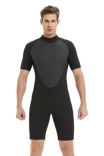 [MORGENSKY]ウェットスーツメンズ2mmワンピースバックジップネオプレン素材胸スキンストレッチ通気ダイビングサーフィン素潜りフィッシング裏ジャージ保温滑り止めMY021(L) 5,281円