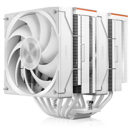 PCCOOLER CPS RZ620 デュアルタワー CPU空冷クーラー、ヒートパイプx6、TDP 275W、アルミ製トップカバー、全高157.5mm、120mm PWM静音ファン(3モード)搭載、Intel|ベストプライスオンラインストア