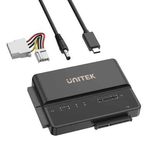 UnitekUSB3.2Gen2M.2NVMe/SATA/IDE3in1アダプタ10Gbps2230-2280&2.5/3.5インチ対応外付SSD/HDD変換ポータブルツール不要多機能高速転送規格互換大容量ストレージ 5,543円