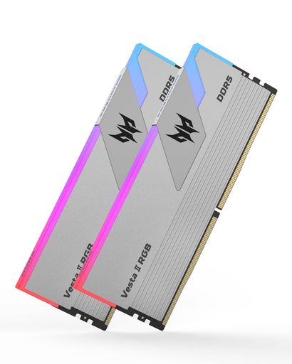 AcerPredatorVestaIIDDR56000MHz事務机とっ始めパソコン用記憶装置32GB(16GBx2枚)RGB(発しる型)続きもの(パソコン5-48000)IntelXPM3.0標準尺度AMDEXPOメモリキットシルバー