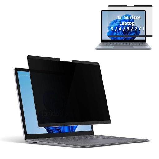 SurfaceLaptop15インチ覗き見防止Laptop5/4/3/2/1用マグネット式ノートパソコンプライバシーフィルターPC液晶保護フィルム両面使用可能ブルーライトカット反射防止傷防止