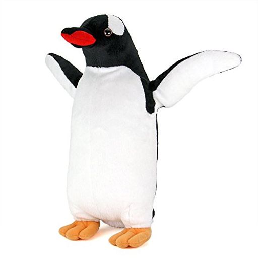 カロラータ ジェンツーペンギン ぬいぐるみ (スタンディング 親/やさしい手触り) リアル ペンギン 動物 おもちゃ お人形 ギフト プレゼント 誕生日 (検針2度済み) / クリスマス クリスマスプレゼント