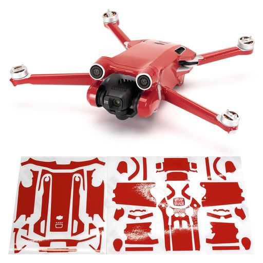 WRAPGRADE FOR DJI MINI 3 PRO 本体用 スキンシール (スーパーレッド)
