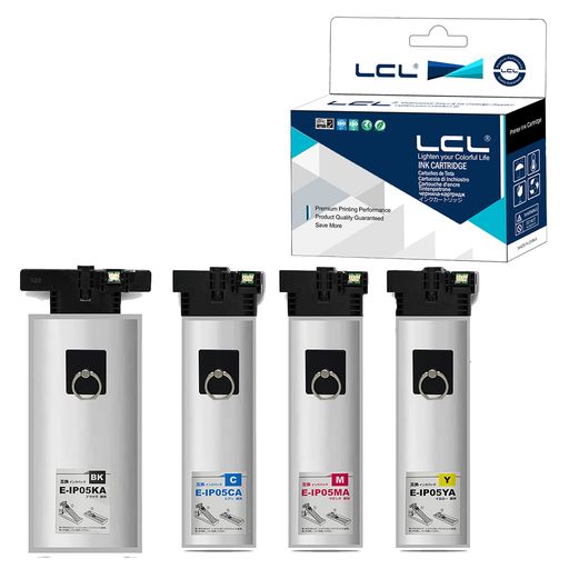 LCL エプソン用 IP05 IP05A IP05KA IP05CA IP05MA IP05YA (4色仕掛ける 黒いこと シアン マゼンタ 黄色) 絵の具 取り替えっこインキ薬莢 相応う機種:PX-M886FL1/M886FL