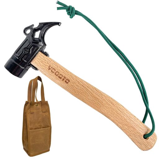 楽天市場】RiveRock(リバロック)ペグハンマー帆布バック収納袋安全キャップ付きペグ10本夜光ロープ強靭(ハンマー+ペグ10本+帆布バック/レッド)  : ハピナイス 楽天市場店