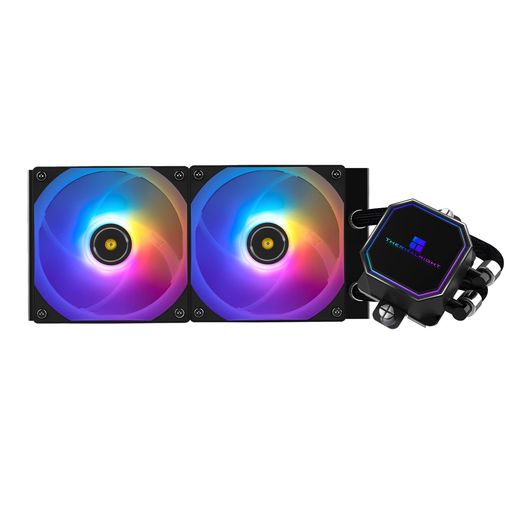 Thermalright Frozen Prism 240 Black ARGB AIO 水冷クーラー、液冷CPUクーラー、2x120mm PWMファン水冷システム、1850RPM高速、AMD/AM4/AM5 & Intel｜ベストプライスオンラインストア 7,961円