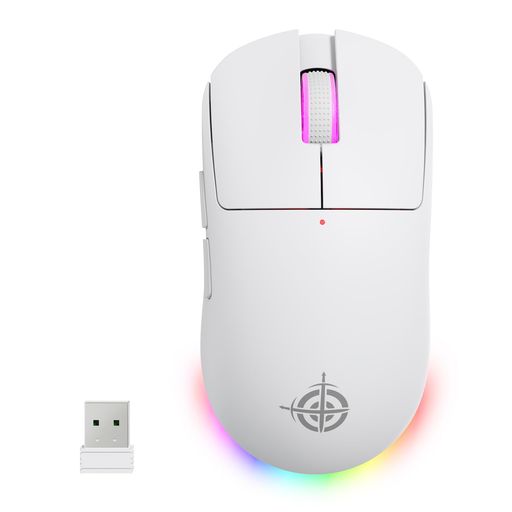ATTACKSHARKG6ゲーミングマウス超軽量三つの接続モードワイヤレス/Bluetooth/USBPAWW3311センサー24000DPI調節可能RGBマウスライト調節可能最大加速度35G五つのボタン