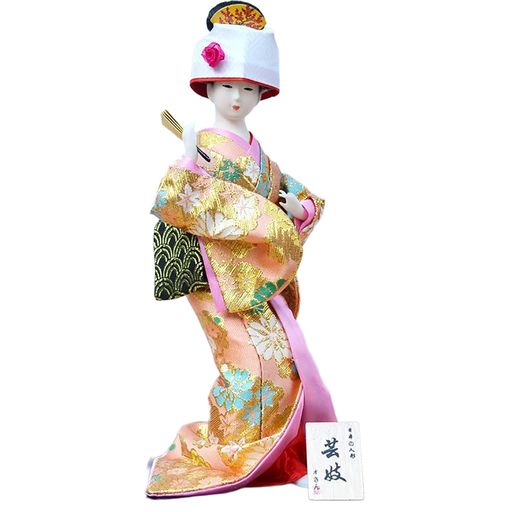 楽天市場】日本人形 美人 23cm 【舞踊 舞妓 太鼓 512】 人形 お
