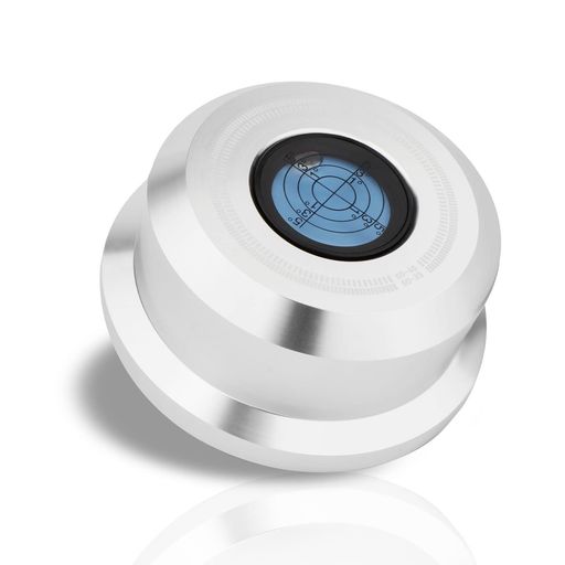 Monosaudioレコードスタビライザー50Hz回転速度3in1振動低減装置高精度水準器安定性振動抑制水準器lpレコードターンテーブルLPディスクスタビライザー320Gアルミニウム合金製目盛り/ソフトベ…