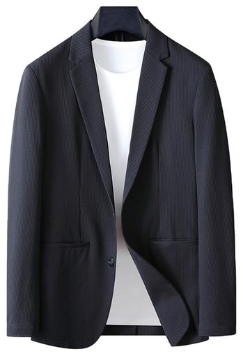 [Rortyno]スーツジャケットメンズビジネステーラードジャケット夏服心地好いスポーツジャケットゆったり背広薄っぺらサラサラ超軽さともし火上衣通いアウターオシャレビジネスジャケット無地…